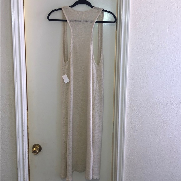 Thorn Knit Duster Khaki/Cream M/L - Picture 3 of 4